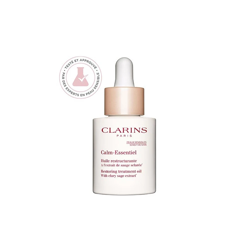 Clarins Calm Essentiel - Huile Restructurante - A L’extrait De Sauge Sclarée 3 Clarins Calm Essentiel - Huile Restructurante - A L’extrait De Sauge Sclarée