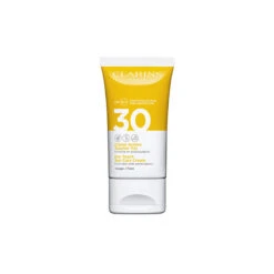 Clarins Crème Solaire Toucher Sec Visage UVA/UVB 30+ - Enrichie En Antioxydants
