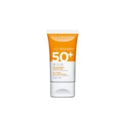 Clarins Crème Solaire Toucher Sec Visage UVA/UVB 50+ - Enrichie En Antioxydants