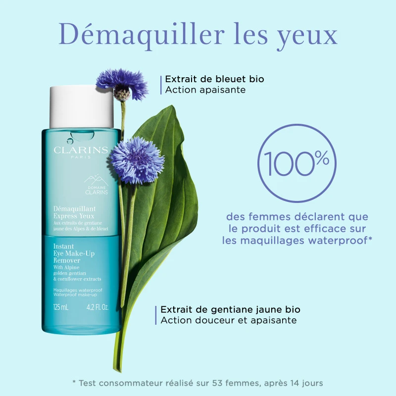 Clarins Démaquillant Express - Yeux Sensibles Flacon 6 Clarins Démaquillant Express - Yeux Sensibles Flacon – Image 4