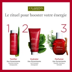 Clarins Eau Dynamisante Douche Fraîche énergisante Nettoie, Tonifie, Parfume 11 Clarins Eau Dynamisante Douche Fraîche énergisante Nettoie, Tonifie, Parfume -Soins Du Corps Soldes eau dynamisante douche fraiche energisante nettoie tonifie parfume 4