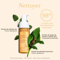 Clarins Mousse Nettoyante Peau Neuve Toutes Peaux -Soins Du Corps Soldes mousse nettoyante peau neuve toutes peaux 3