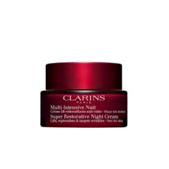 Clarins Multi-Intensive Nuit - Crème Nuit Lift-Redensifiante Anti-Rides - Peaux Très Sèches