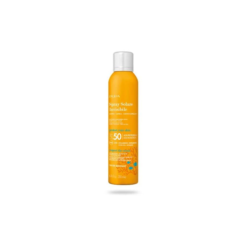 Pupa Spray Solaire Invisible SPF50 - Corps, Cheveux Et Cuir Chevelu 3 Pupa Spray Solaire Invisible SPF50 - Corps, Cheveux Et Cuir Chevelu